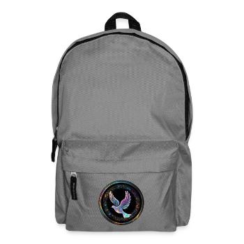 Colombe de la galaxie dans l’anneau étoilé - Sac à dos - gris éléphant - Devant