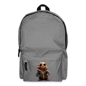 Maulwurf mit Sonnenbrille Liebe Süße Maulwürfe - Rucksack - Mittelgrau - Vorne