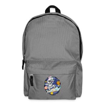Astronaut in Space - Astronaut Motif for Kids - Backpack - elephant grey - Front