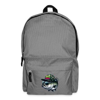 Ambiance de bar rayé - Sac à dos - gris éléphant - Devant