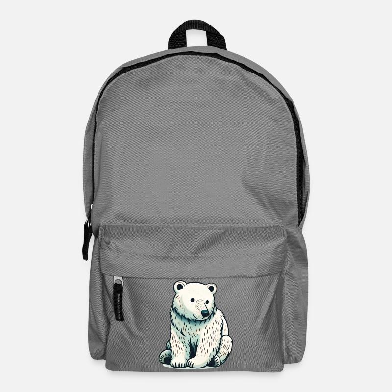 Eisbär - Rucksack - Mittelgrau