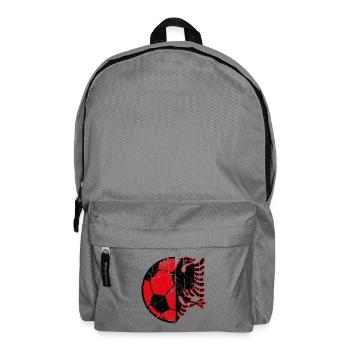Albanien Fußball - Rucksack - Mittelgrau - Vorne