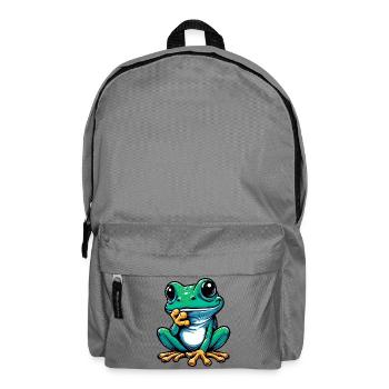 Frosch - Rucksack - Mittelgrau - Vorne