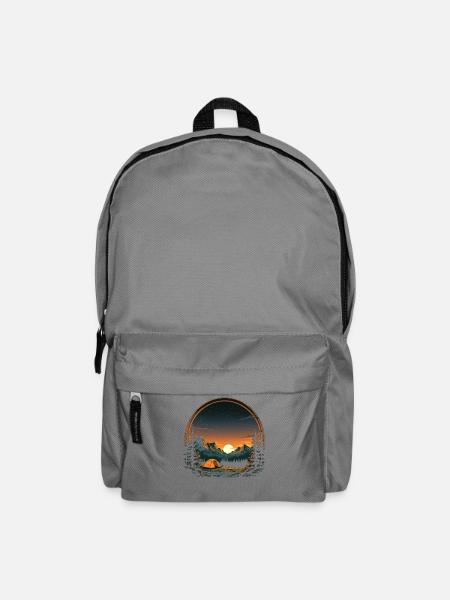 Outdoor Sonnenuntergang - Rucksack - Mittelgrau