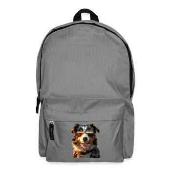 Australian Shepherd Dog Lover Cute Aussie - Backpack - elephant grey - Front