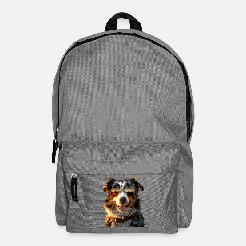 Australian Shepherd Hunde Liebhaber Süßer Aussie - Rucksack - Mittelgrau