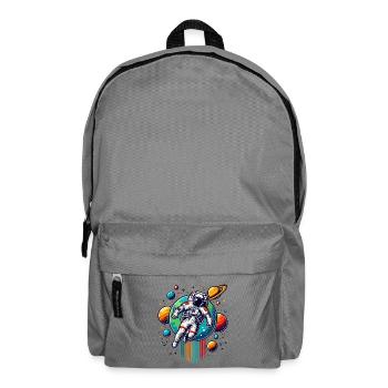 Astronautes rétro Space Planet Design - Sac à dos - gris éléphant - Devant