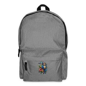 Bird breeder Ornithologist Bird watcher - Backpack - elephant grey - Front