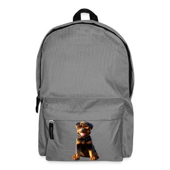 Les chiens Rottweiler aiment les fiers amateurs de rottweiler - Sac à dos - gris éléphant - Devant