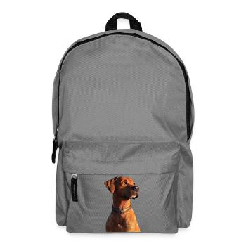 Rhodesian Ridgeback Jagdhund Hunde Stolz Ridgeback - Rucksack - Mittelgrau - Vorne