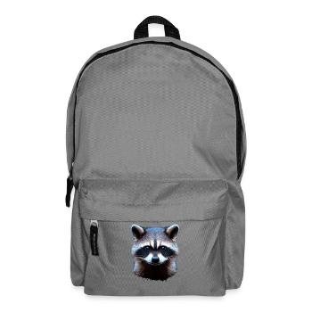 Raccoon Raccoon I Love Little Cute Raccoon - Backpack - elephant grey - Front