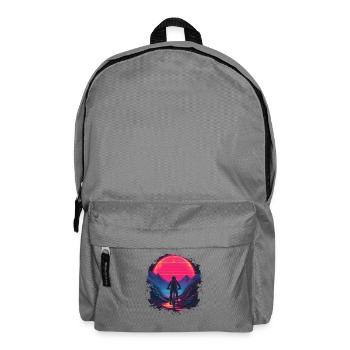 Mountainbiking Synthwave - Rucksack - Mittelgrau - Vorne