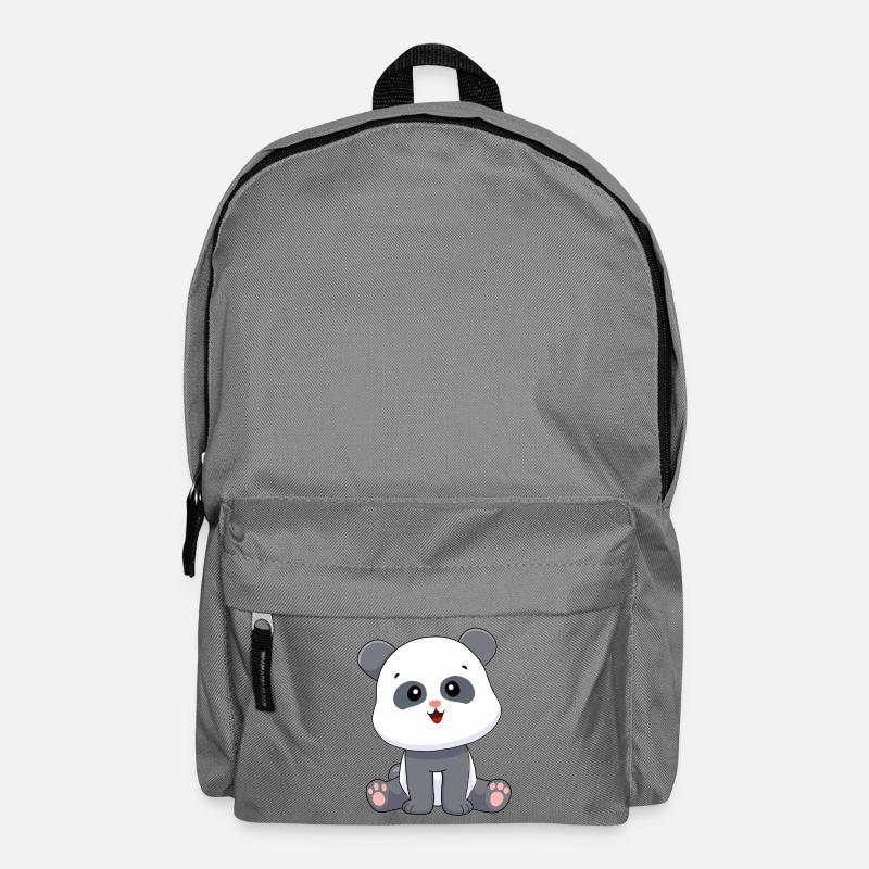 Panda Pandabär - Rucksack - Mittelgrau
