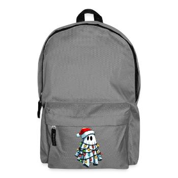 Mignon fantôme Halloween costume Noël H - Sac à dos - gris éléphant - Devant