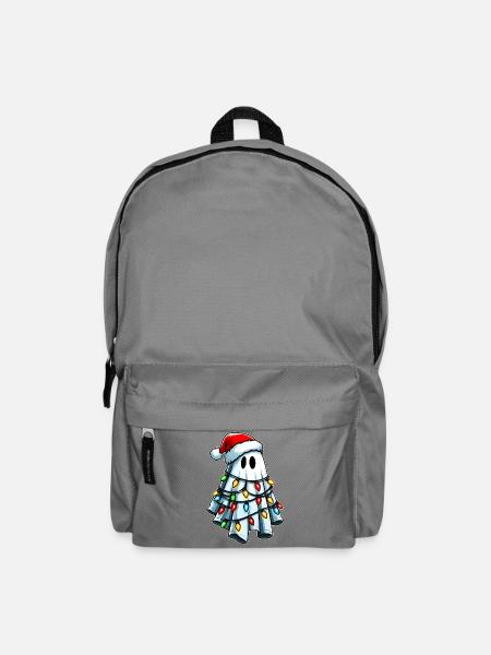 Niedliches Gespenst Halloween Kostüm Weihnachten H - Rucksack - Mittelgrau