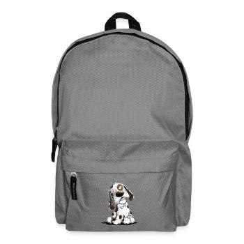 Nope Dog Dire Déclaration - Sac à dos - gris éléphant - Devant
