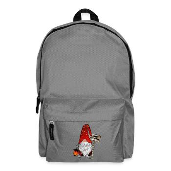 Girl Power Wichtel – Weihnachtsgnom - Rucksack - Mittelgrau - Vorne