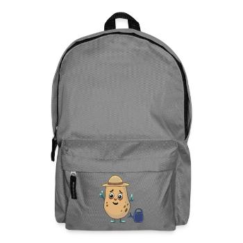 Potato, Farmer, Vegetable, Hobby Gardener, Garden - Backpack - elephant grey - Front