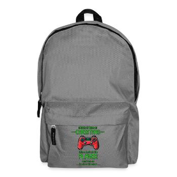 Christmas Gaming - Rucksack - Mittelgrau - Vorne