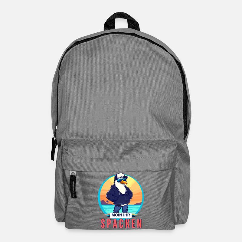 MOIN IHR SPACKEN! - Rucksack - Mittelgrau