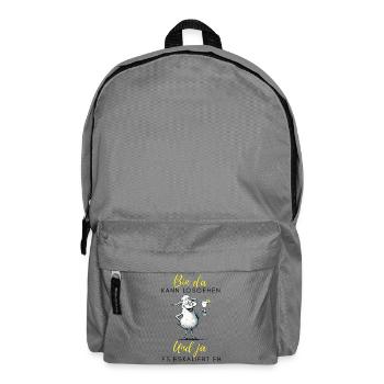 Lustiges Schaf Eskaliert Spruch Party Shirt - Rucksack - Mittelgrau - Vorne