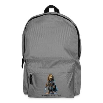 I'm Motivated, But Not Today – Role-Playing - Backpack - elephant grey - Front