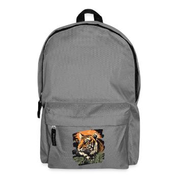Tiger Retro - Rucksack - Mittelgrau - Vorne