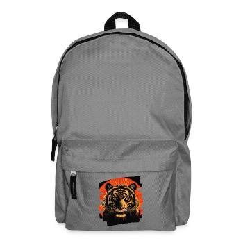 Tiger Retro - Rucksack - Mittelgrau - Vorne
