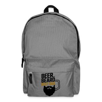 Bestes Papa aller Zeiten Vatertagsshirt - Rucksack - Mittelgrau - Vorne