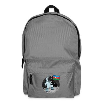 Astronaut Flag Azerbaijan - Backpack - elephant grey - Front