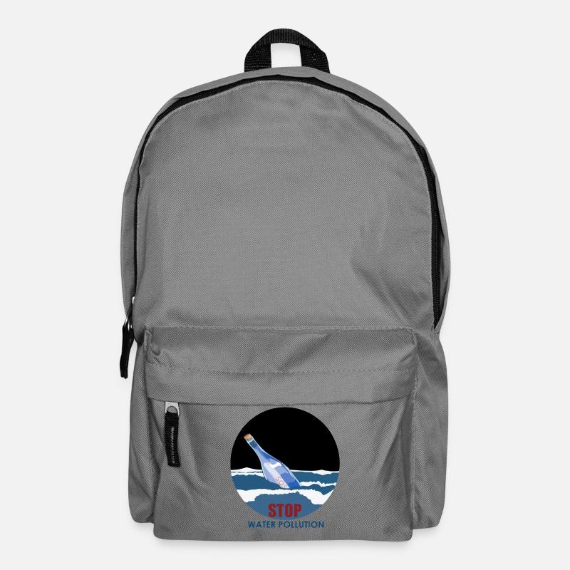 Stop water pollution - Backpack - elephant grey