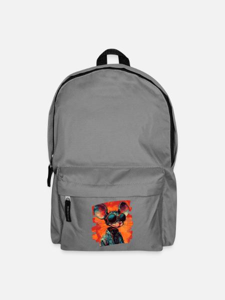 Maus Retro - Rucksack - Mittelgrau
