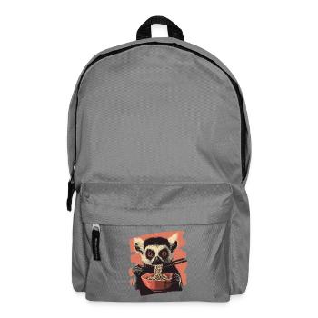 Lemur Ramen - Rucksack - Mittelgrau - Vorne