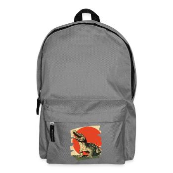 Krokodil - Rucksack - Mittelgrau - Vorne