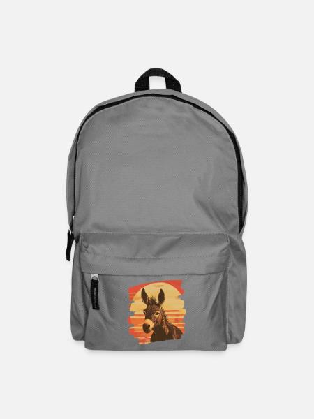Esel - Rucksack - Mittelgrau