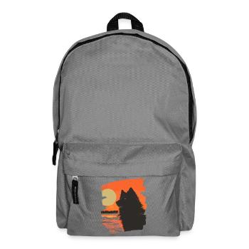 Finnischer Lapphund - Rucksack - Mittelgrau - Vorne