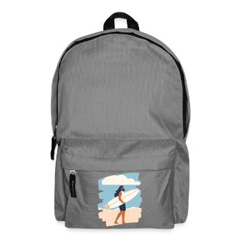 Surfer - Rucksack - Mittelgrau - Vorne