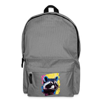 Raccoon - Backpack - elephant grey - Front