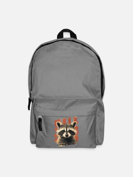 Waschbär - Rucksack - Mittelgrau