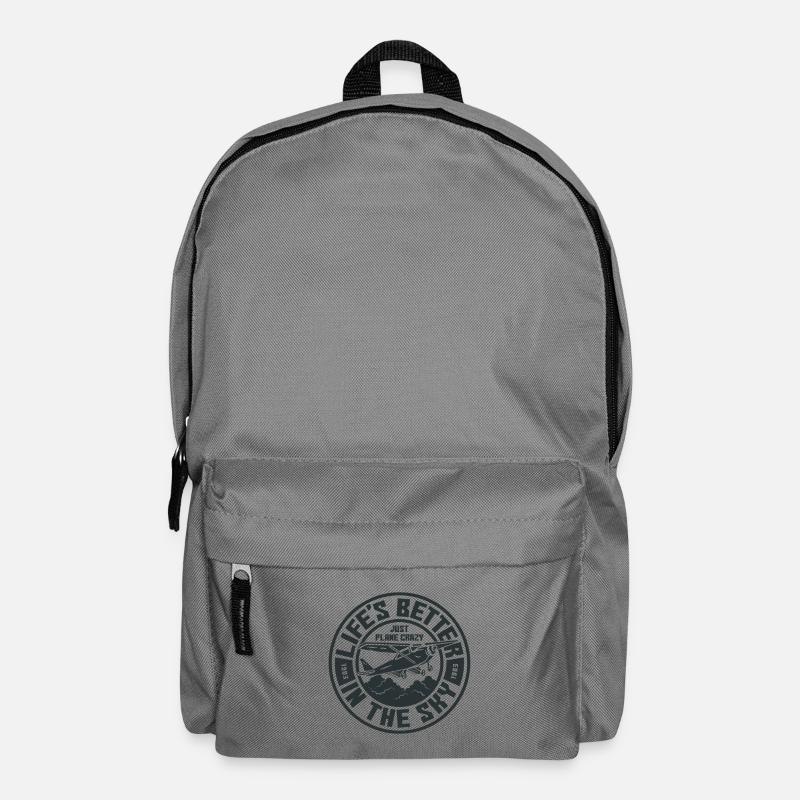 Life is better in the sky - Rucksack - Mittelgrau