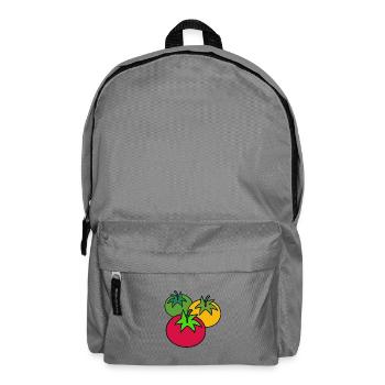 Tomate Tomates Légumes Jardin Jardinier Cuisinier - Sac à dos - gris éléphant - Devant