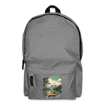 Kayak Kayakers Outdoor Kayaking - Backpack - elephant grey - Front