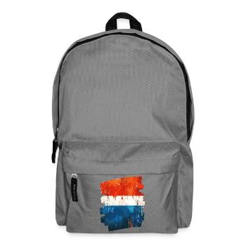 Dutch flag Netherlands Holland - Backpack - elephant grey - Front