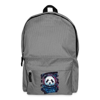 Panda Astronaut - Rucksack - Mittelgrau - Vorne