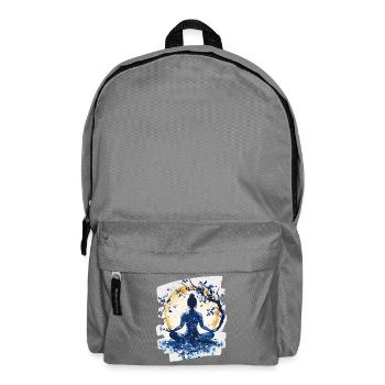Yoga Namaste Meditation - Rucksack - Mittelgrau - Vorne