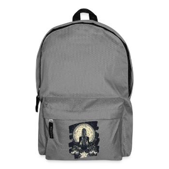 Yoga Namaste Meditation - Rucksack - Mittelgrau - Vorne