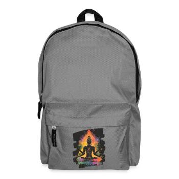 Yoga Namaste Meditation - Rucksack - Mittelgrau - Vorne