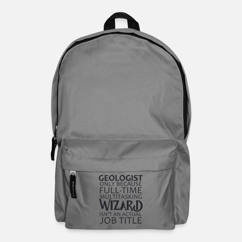 Geologist Wizard Geology - Rucksack - Mittelgrau