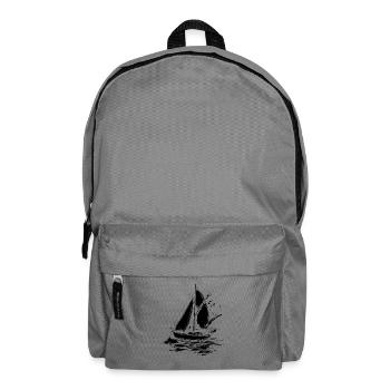 Segelboot - Rucksack - Mittelgrau - Vorne