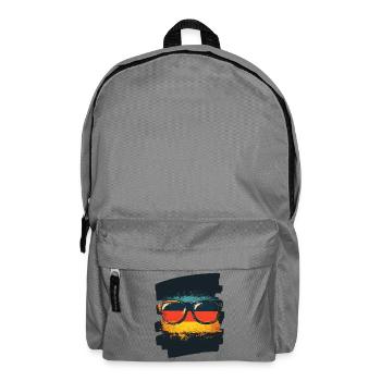 Sonnenbrille Deutschland Flagge - Rucksack - Mittelgrau - Vorne